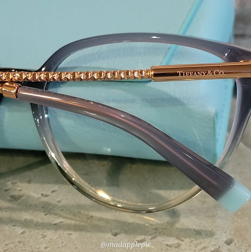 Tiffany & Co TF 2206 Cat Eye Perscription Frames Only Rubedo Ombre Luxury #104